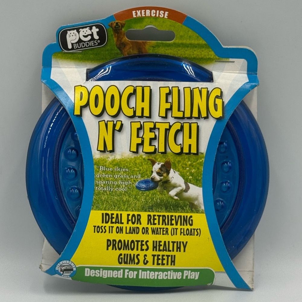 New Pet Buddies Pooch Fling “N” Fetch Dog Toy